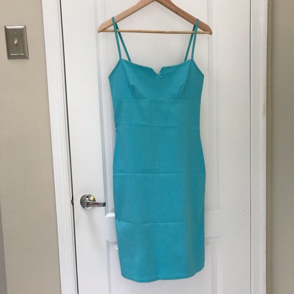 Blue plaid dress - Picture 2 of 6